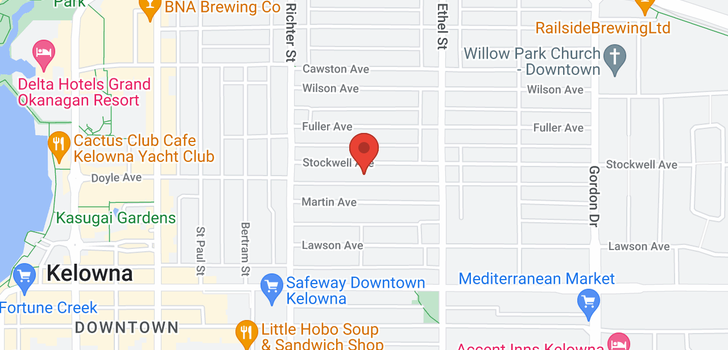 map of #2 795 Stockwell Avenue